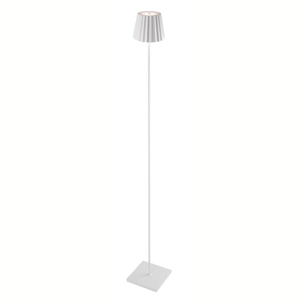 OUTDOOR FLOOR LAMP WHITE LED PORTABLE  IP54  3000K WHITE