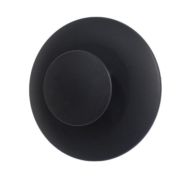 WALL LIGHT/COAT RACK LED BLACK 6W 3000K BLACK