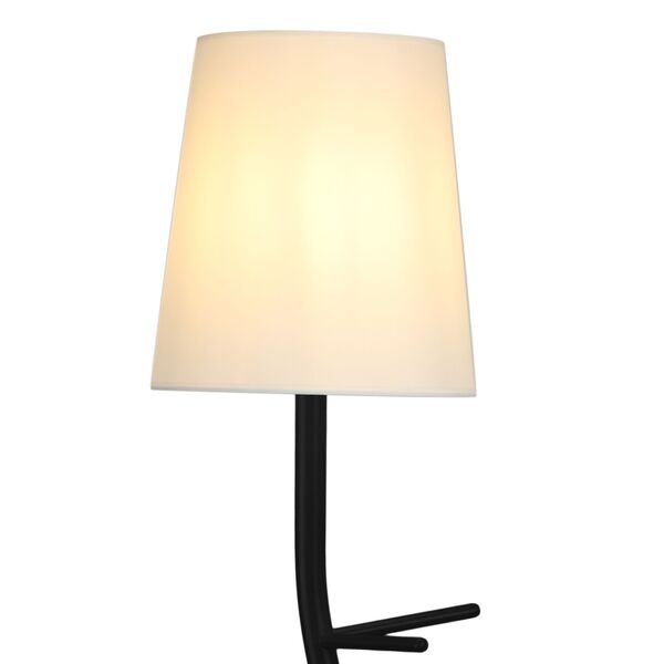 BLACK FLOOR LAMP