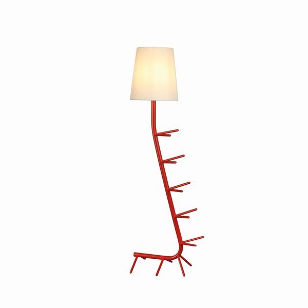RED FLOOR LAMP