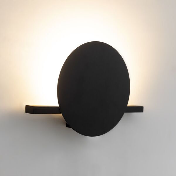 WALL LIGHT LED BLACK SMALL  8W 3000K BLACK