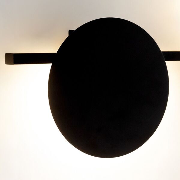 WALL LIGHT LED BLACK MEDIUM  16W 3000K BLACK