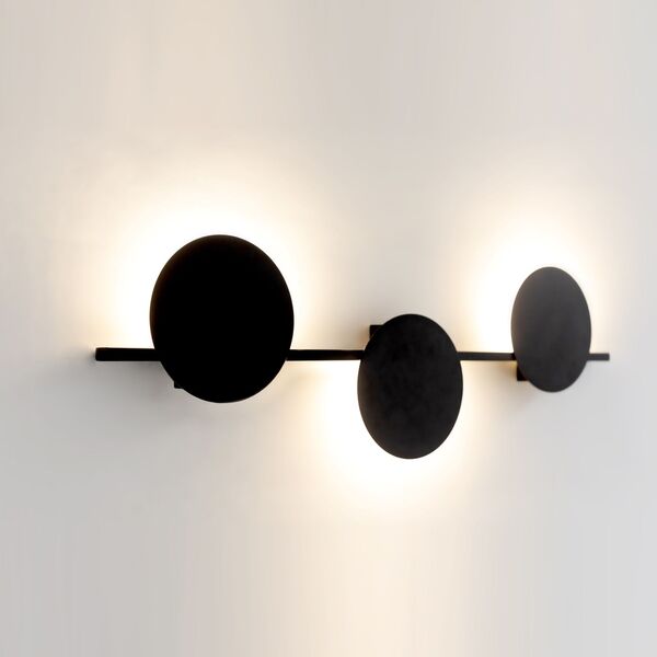 WALL LIGHT LED BLACK BIG 24W 3000K BLACK