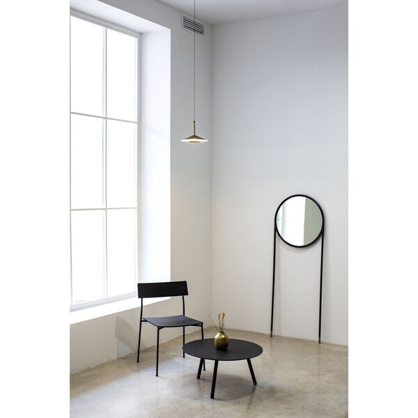 PENDANT LED  BLACK/ANT.BRASS  1L*8W 3000K BLACK