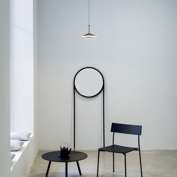 PENDANT LED  BLACK/ANT.BRASS  1L*8W 3000K BLACK