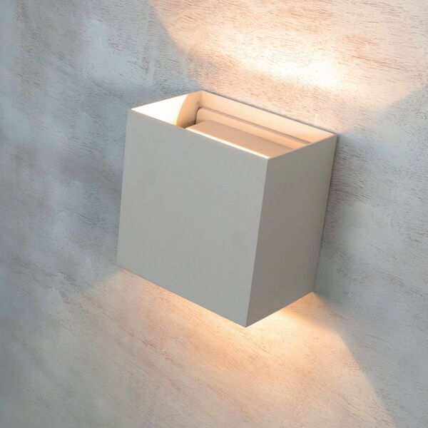 APPLIQUE OUTDOOR ROUND LED * 2*10W 3000K  DARK GREY