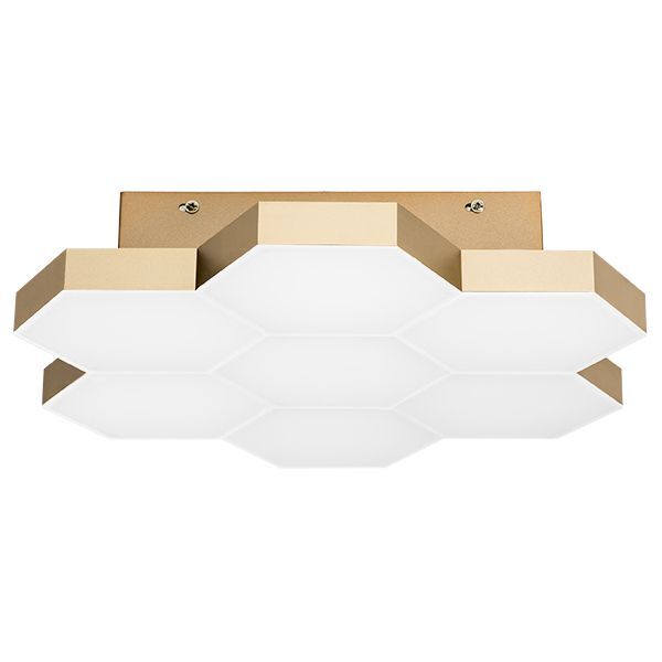 Люстра потол FAVO [LED-35W 1680LM Satin Gold 4000K (в комплекте)]