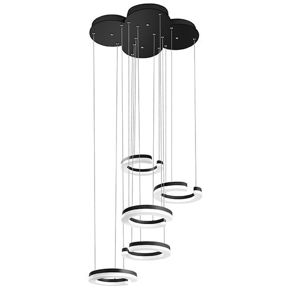 Подвес UNITARIO [46W LED 5060LM ЧЕРНЫЙ МАТОВЫЙ 4000K (в комплекте)]
