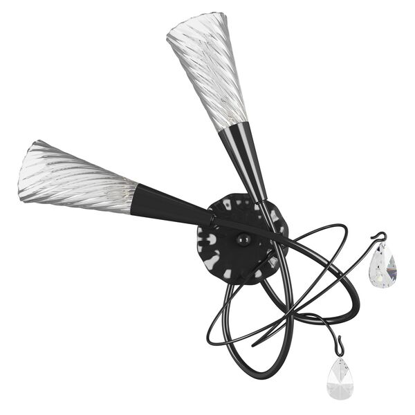 Бра AEREO [2х25W G9 BLACK (в комплекте)]