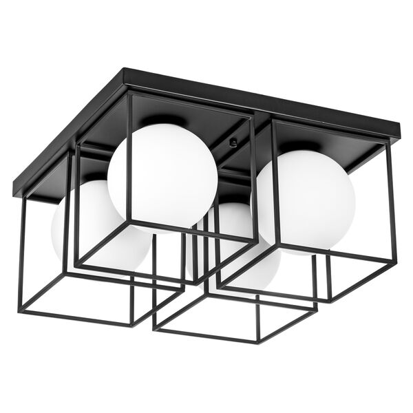 Люстра GABBIA [4х40W E14 ЧЕРНЫЙ (в комплекте)]