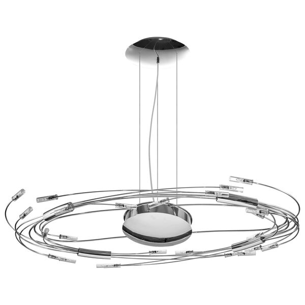 Люстра OVALE [24х20W G4 12V ХРОМ (в комплекте)]