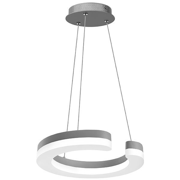 Подвес UNITARIO [11,5W LED 1265LM СЕРЕБРО МАТОВЫЙ 4000K (в комплекте)]