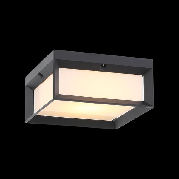 Светильник уличный потолочный ST-Luce Cubista [Черный/Белый LED 1*12W]
