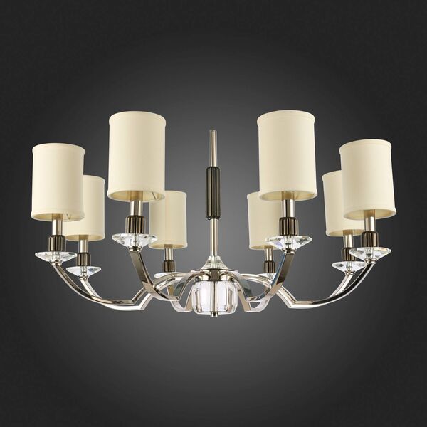 Люстра подвесная ST-Luce Sperana [Никель/Белый E14 8*40W]