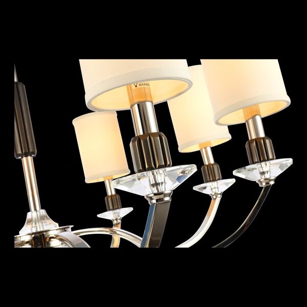 Люстра подвесная ST-Luce Sperana [Никель/Белый E14 8*40W]