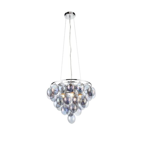 Люстра подвесная ST-Luce Sospiro [Хром/Перламутровый E27 5*60W]