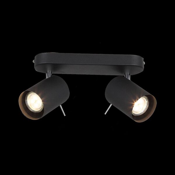 Спот ST-Luce [Черный, Хром/Черный GU10 LED 2*3W]