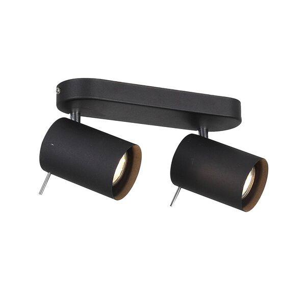 Спот ST-Luce [Черный, Хром/Черный GU10 LED 2*3W]
