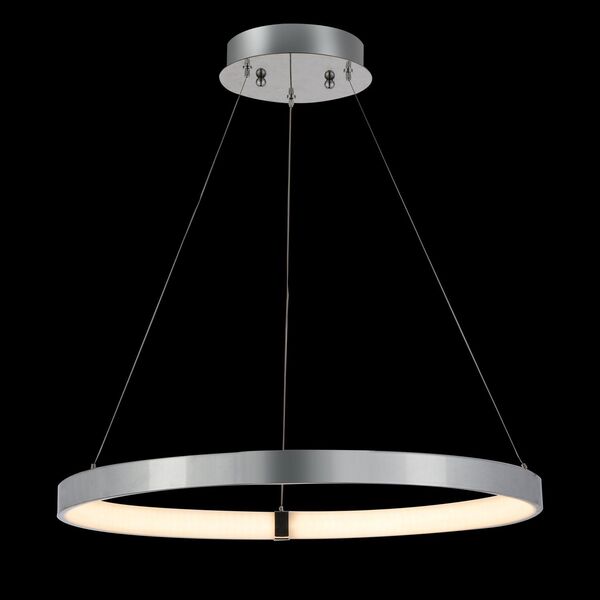 Люстра подвесная ST-Luce Facilita [Хром/Белый, Хром LED 1*24W]
