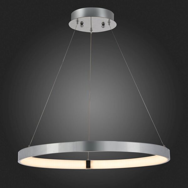 Люстра подвесная ST-Luce Facilita [Хром/Белый, Хром LED 1*24W]