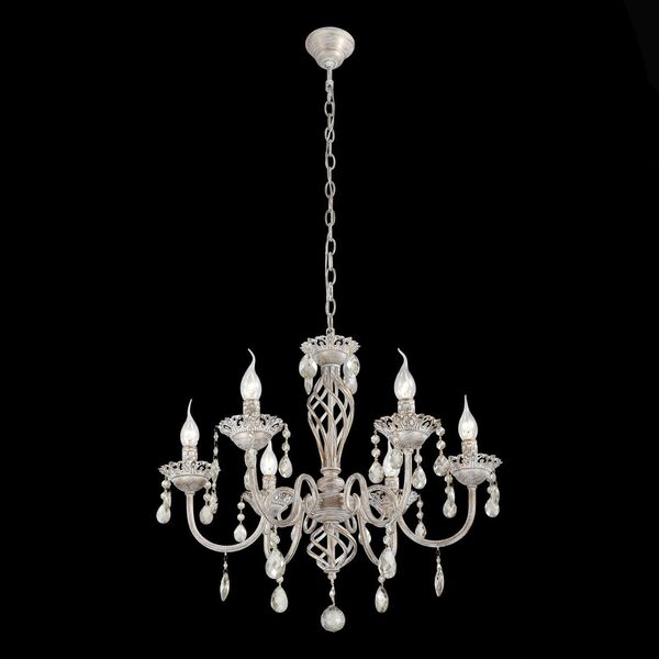 Люстра подвесная ST-Luce Splendi [Слоновая кость, Золото/Прозрачный E14 6*40W]