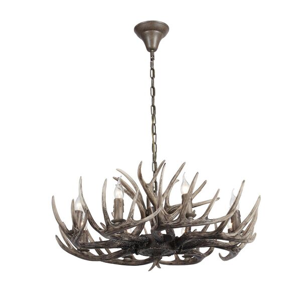 Люстра подвесная ST-Luce Corna [Серый E14 8*40W]