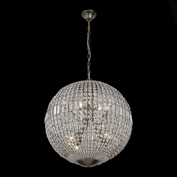 Люстра подвесная ST-Luce Mondo [Бронза/Прозрачный E14 8*40W]
