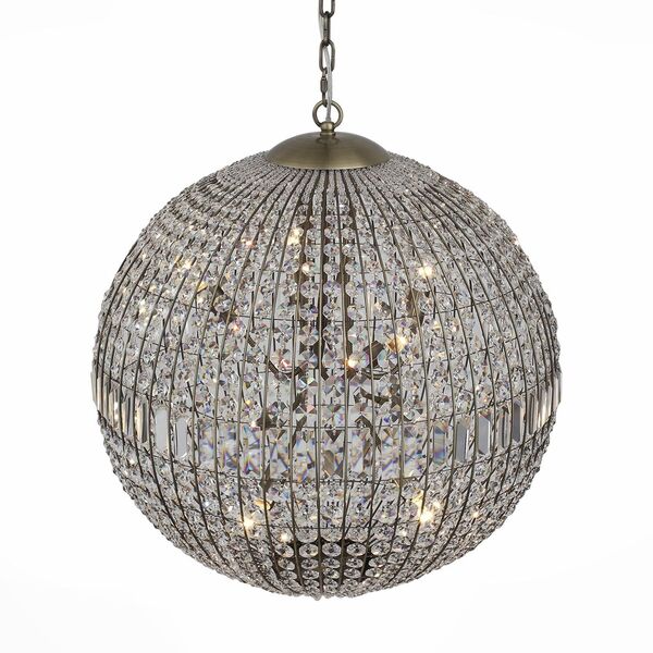 Люстра подвесная ST-Luce Mondo [Бронза/Прозрачный E14 8*40W]
