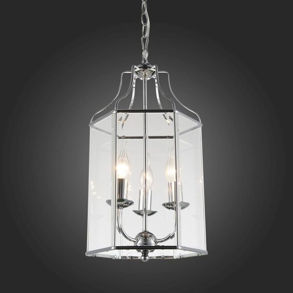 Люстра подвесная ST-Luce Terso[Хром/Прозрачный E14 3*40W]