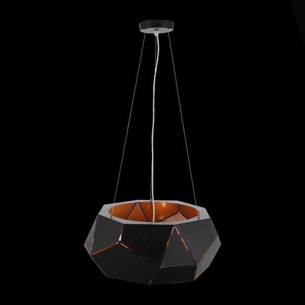 Люстра подвесная ST-Luce Enigma  [Черный/Черный, Золото E14 6*40W]