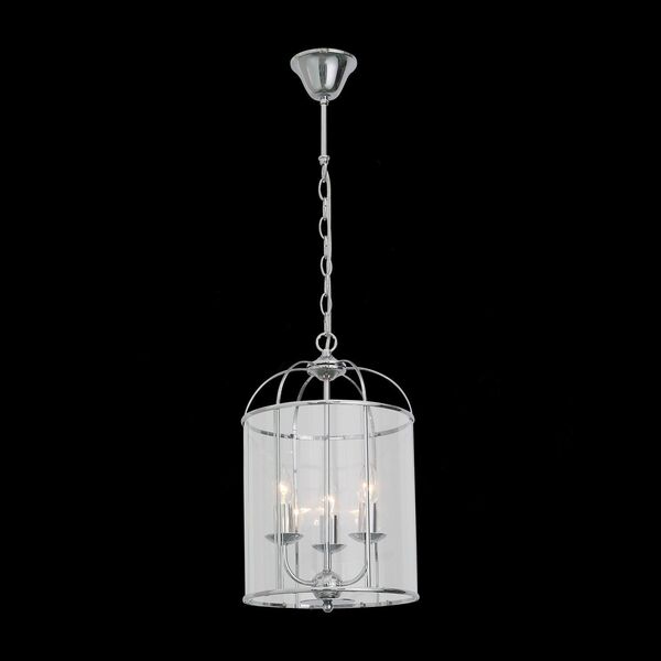 Люстра подвесная ST-Luce Ivanhо [Хром/Прозрачный E14 3*40W]