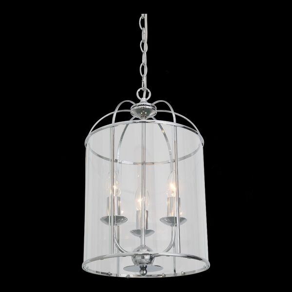 Люстра подвесная ST-Luce Ivanhо [Хром/Прозрачный E14 3*40W]