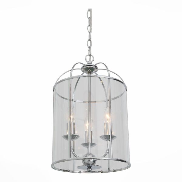 Люстра подвесная ST-Luce Ivanhо [Хром/Прозрачный E14 3*40W]