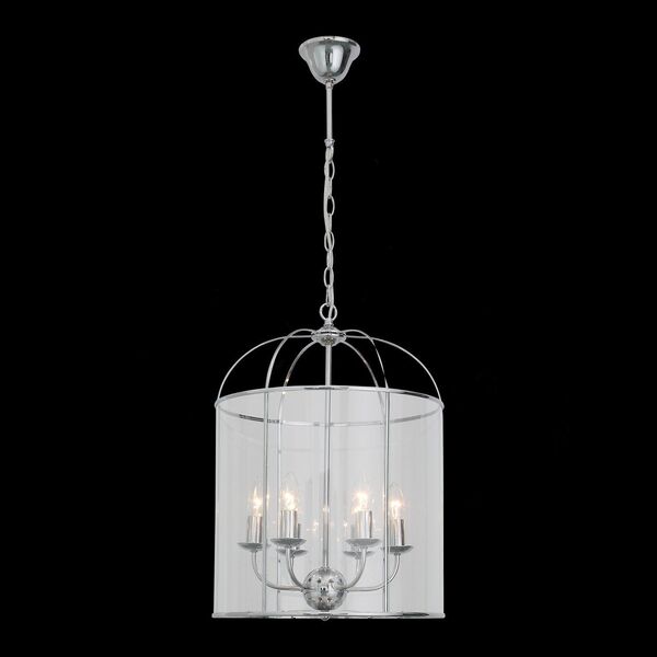 Люстра подвесная ST-Luce Ivanhо [Хром/Прозрачный E14 6*40W]