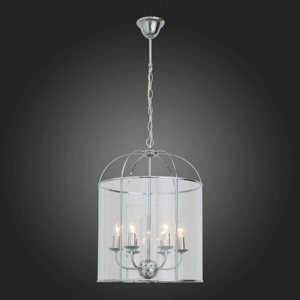 Люстра подвесная ST-Luce Ivanhо [Хром/Прозрачный E14 6*40W]