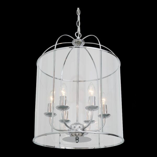 Люстра подвесная ST-Luce Ivanhо [Хром/Прозрачный E14 6*40W]