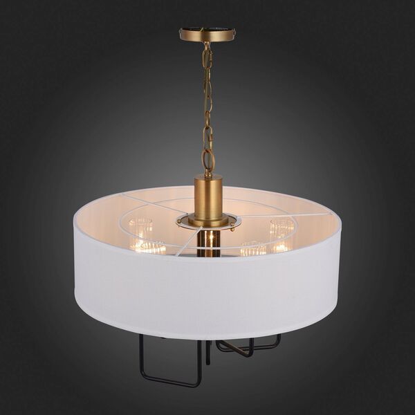 Люстра подвесная ST-Luce Delavera [Коричневый, Бронза/Бежевый E14 5*60W]