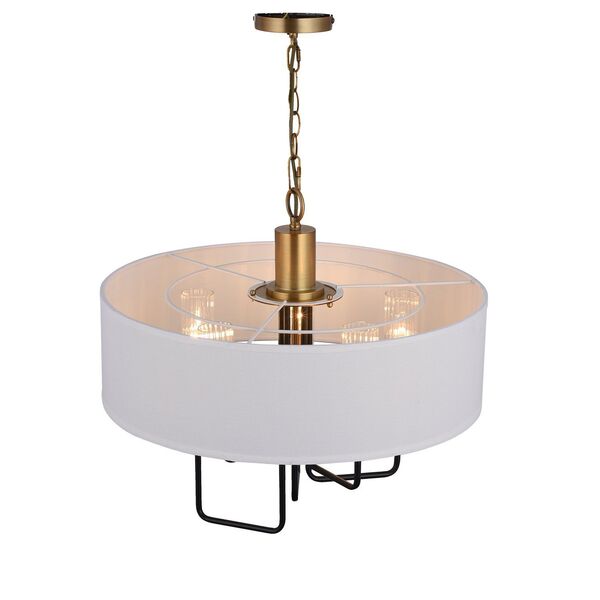 Люстра подвесная ST-Luce Delavera [Коричневый, Бронза/Бежевый E14 5*60W]