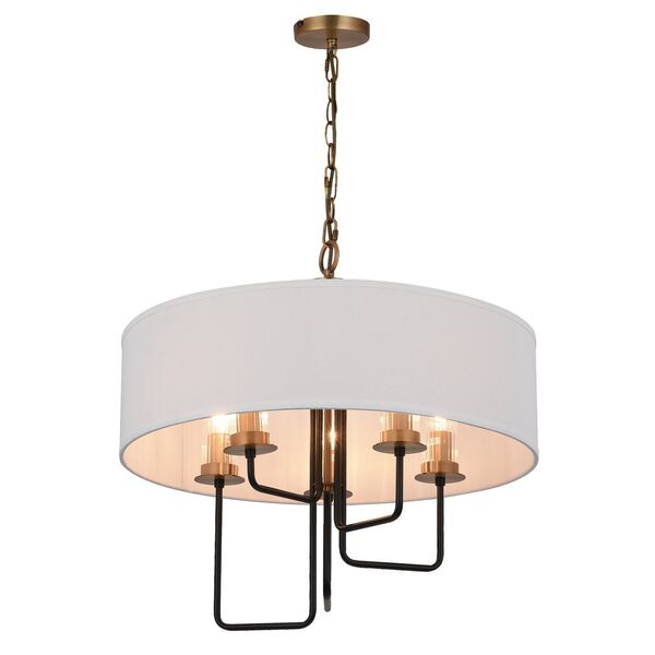 Люстра подвесная ST-Luce Delavera [Коричневый, Бронза/Бежевый E14 5*60W]