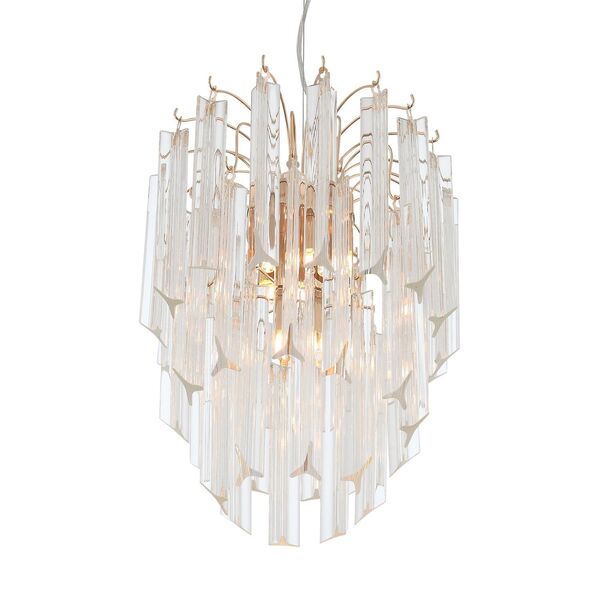Люстра подвесная ST-Luce Osoleto [Золото/Золото, Прозрачный G9 5*40W]