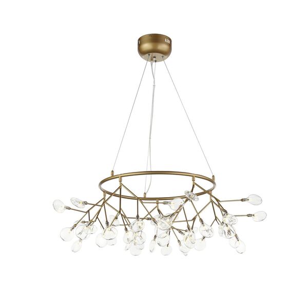 Люстра подвесная ST-Luce Riccardo [Золотой/Прозрачный G4 45*1,5W]