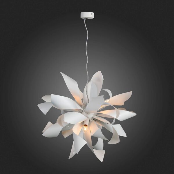 Люстра подвесная ST-Luce Segreto [Белый/Белый E14 6*40W]