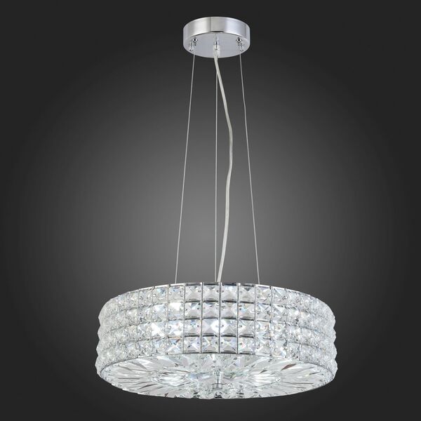 Люстра подвесная ST-Luce Disco [Хром/Прозрачный E14 4*60W]