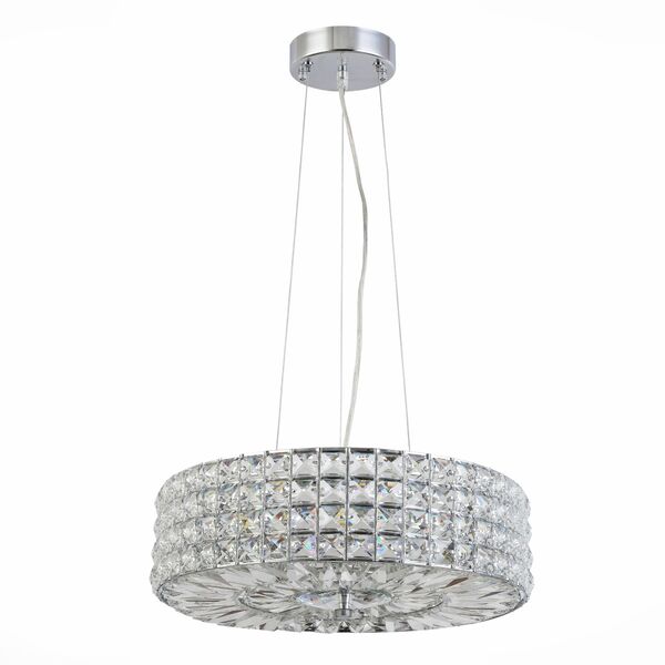 Люстра подвесная ST-Luce Disco [Хром/Прозрачный E14 4*60W]