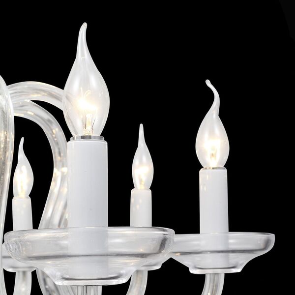 Люстра подвесная ST-Luce Ninfa [Хром, Прозрачный/Прозрачный E14 8*40W]