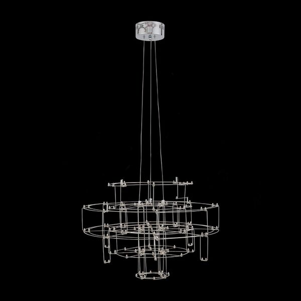 Люстра подвесная ST-Luce Genetica [Хром/Хром LED 64*0,2W]