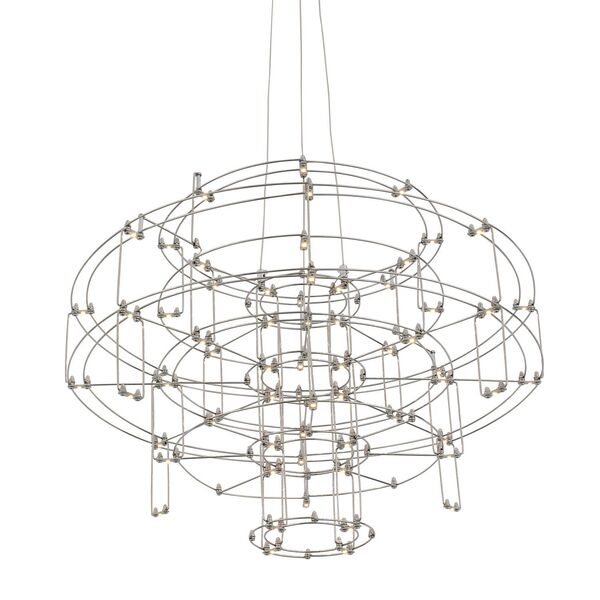 Люстра подвесная ST-Luce Genetica [Хром/Хром LED 64*0,2W]