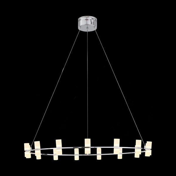 Люстра подвесная ST-Luce Cilindro [Хром/Белый LED 15*4W]