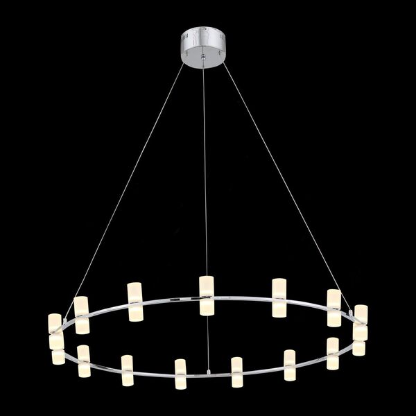 Люстра подвесная ST-Luce Cilindro [Хром/Белый LED 15*4W]