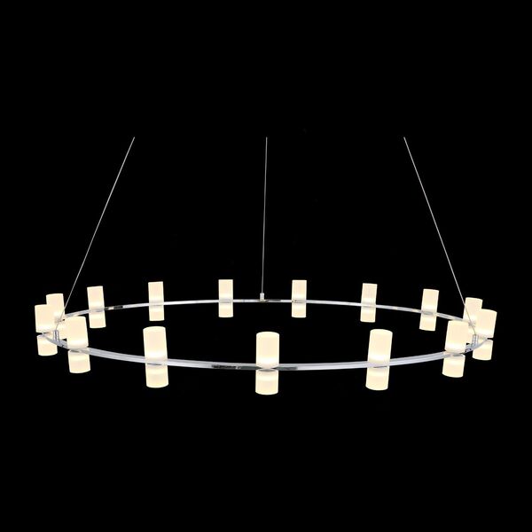 Люстра подвесная ST-Luce Cilindro [Хром/Белый LED 15*4W]